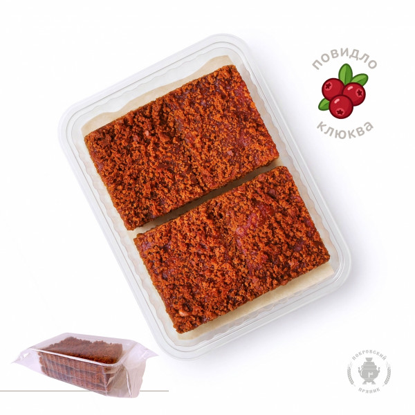 №3 Пряник 400г с фруктовой начинкой Клюква  в Лангепасе